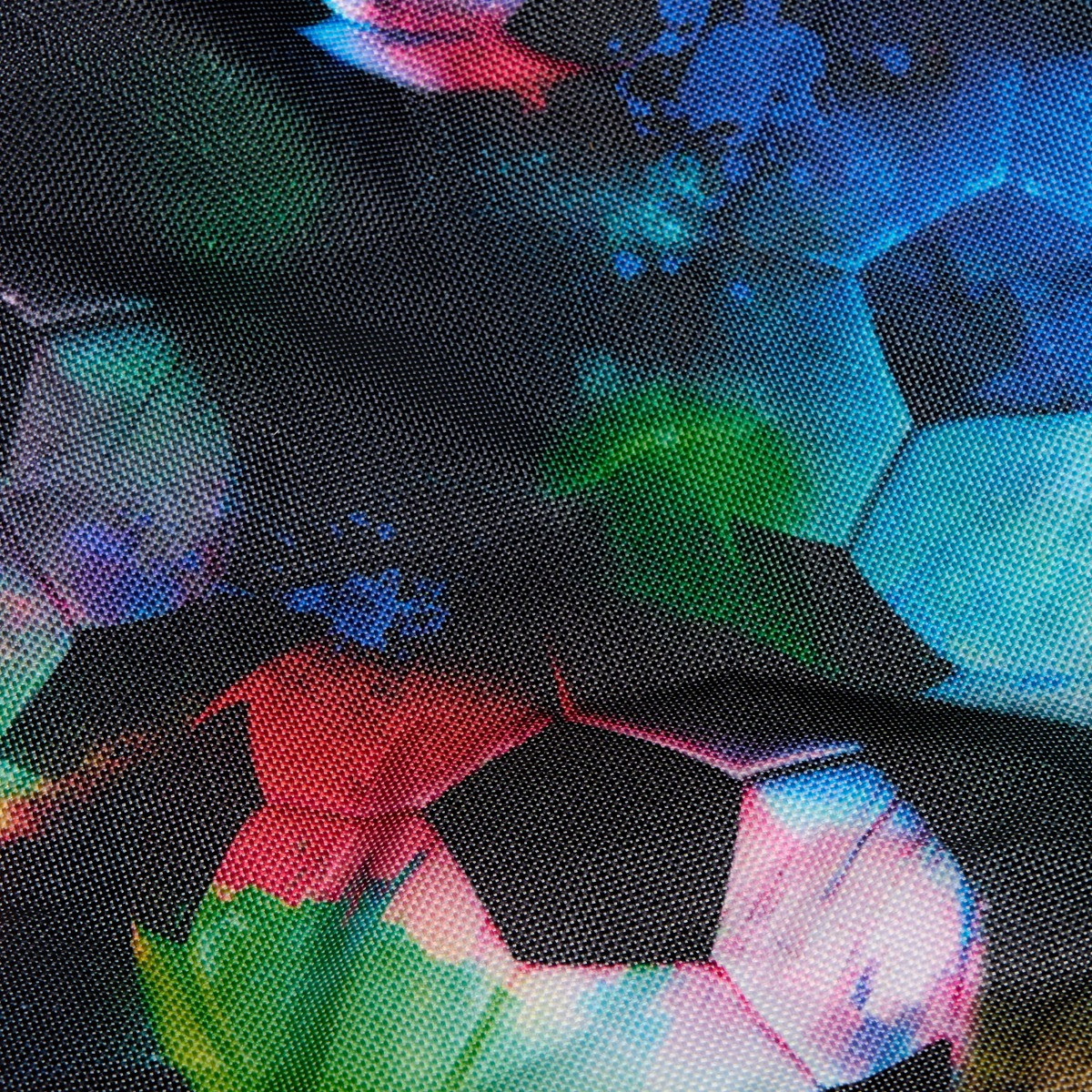 OHS Kids Football Print Foldable Camping Chair - Neon>