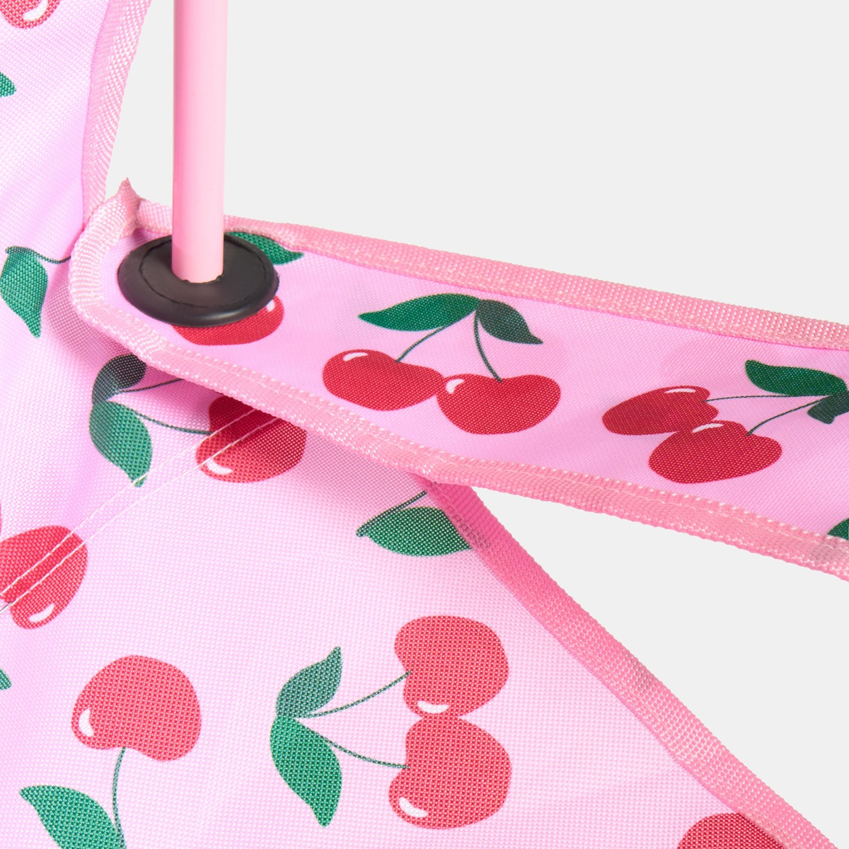 OHS Kids Cherry Print Foldable Camping Chair - Pink>