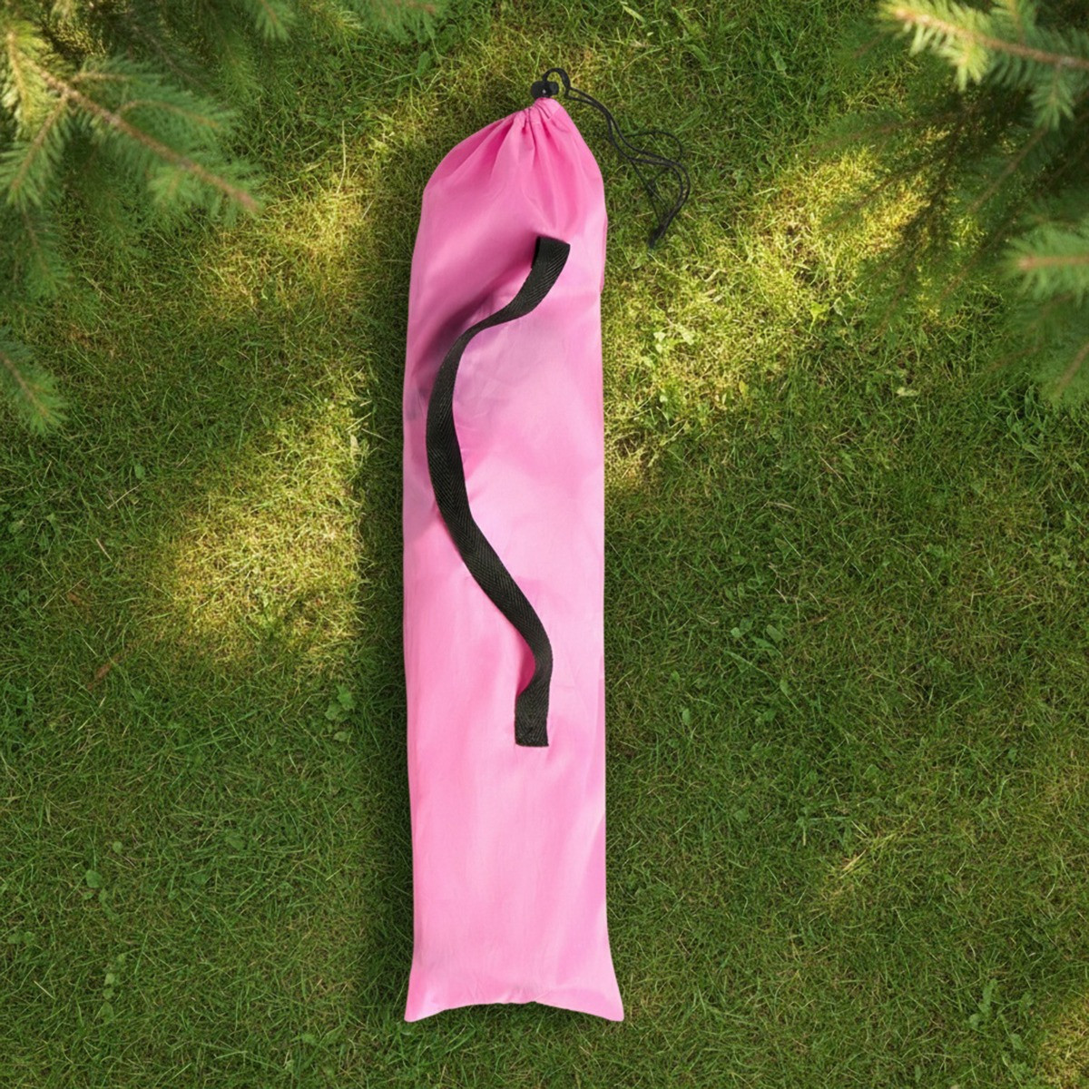 OHS Kids Cherry Print Foldable Camping Chair - Pink>