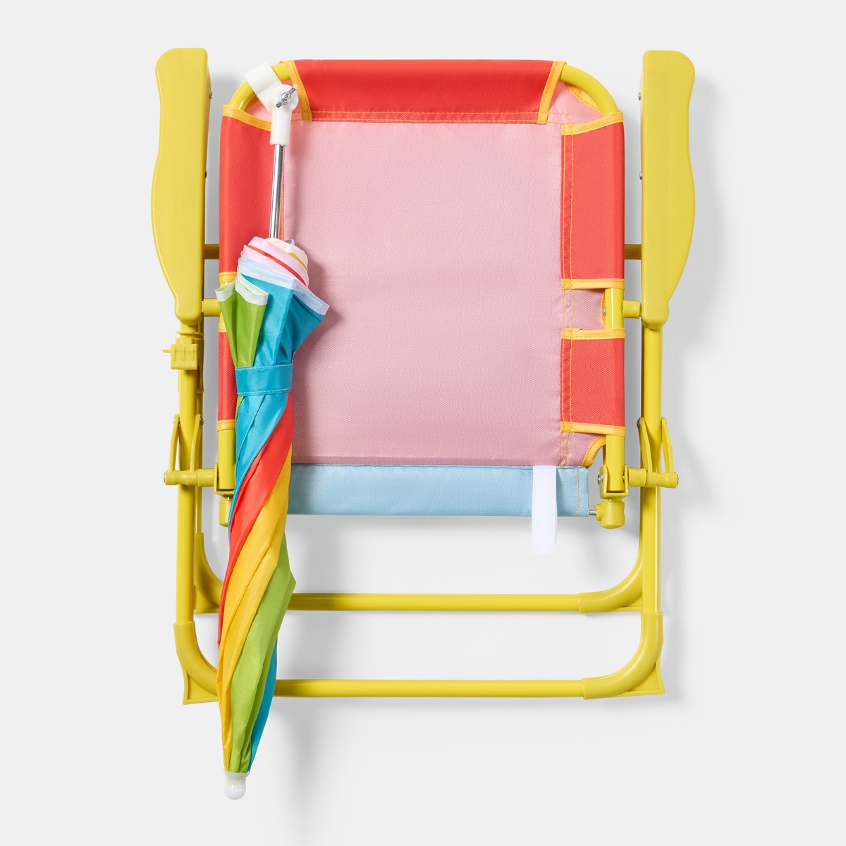 OHS Kids Colour Block Chair with Parasol - Multi>