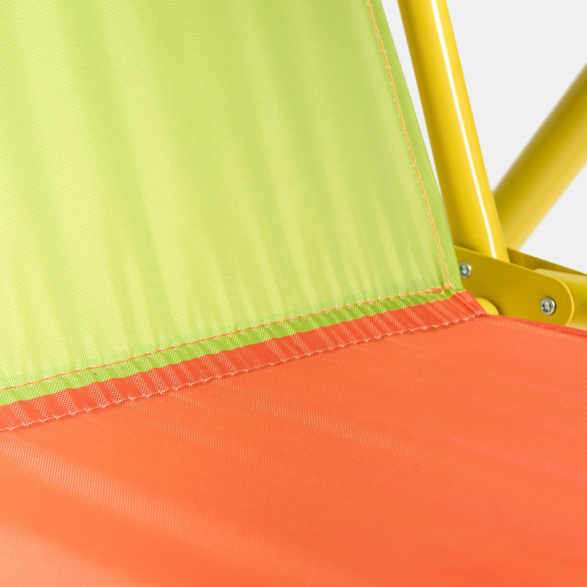 OHS Kids Colour Block Swing Bench with Canopy - Multi>