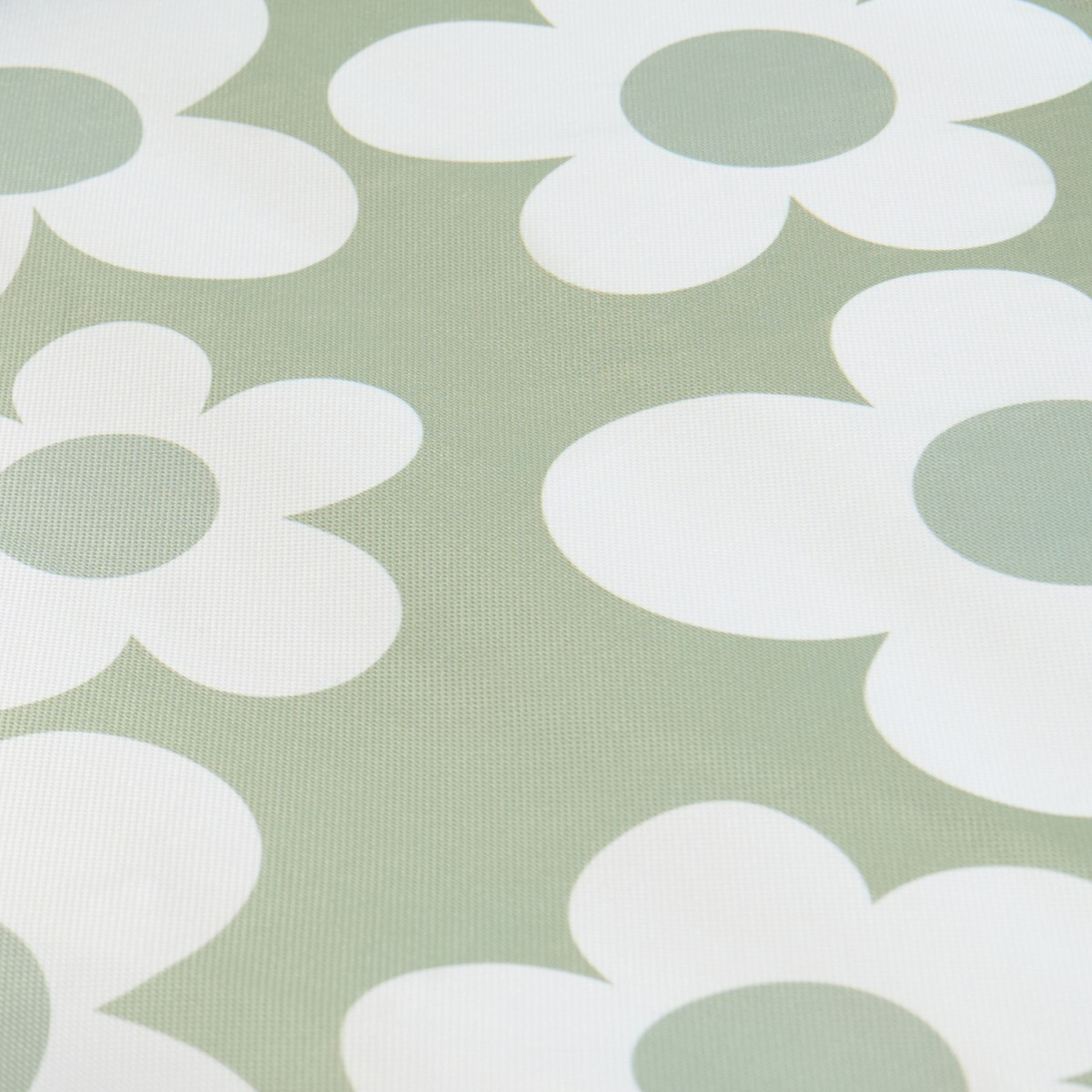 OHS Kids Daisy Print Swing Bench with Canopy - Sage/White>