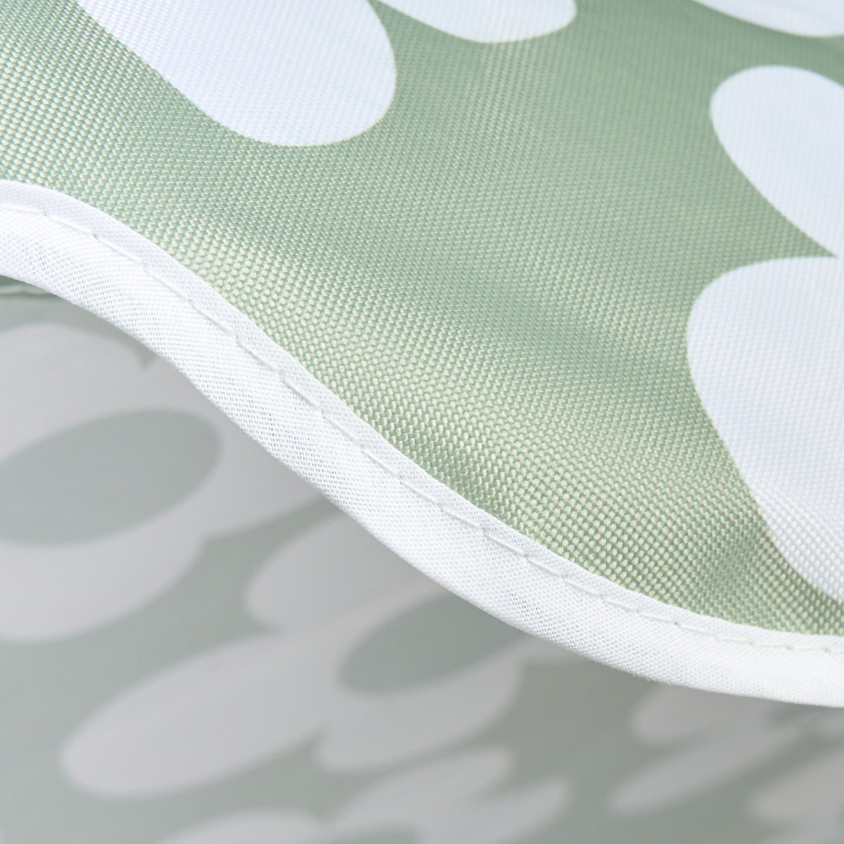 OHS Kids Daisy Print Swing Bench with Canopy - Sage/White>