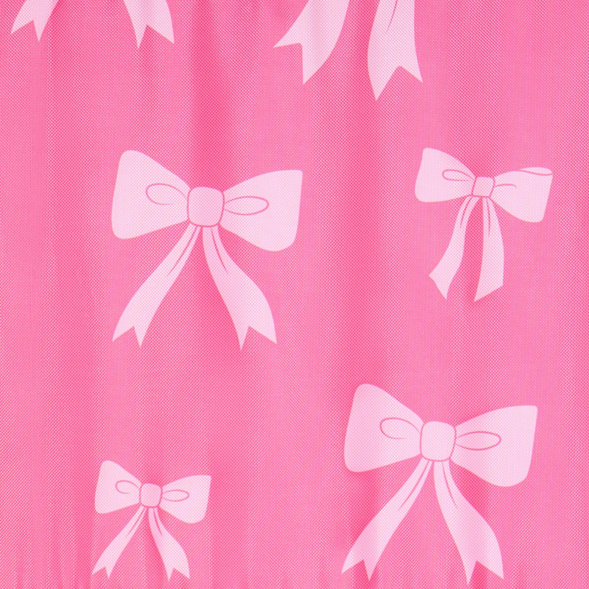 OHS Kids Bow Print Swing Bench with Canopy - Hot Pink>