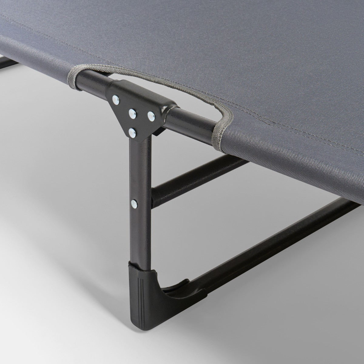 OHS Adjustable Sun Lounger - Grey>