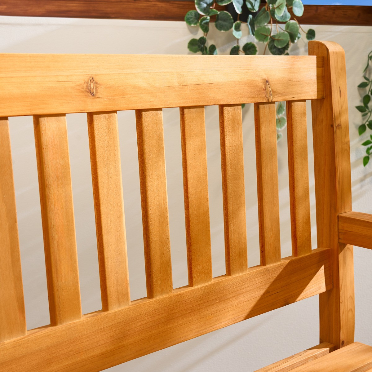 OHS 2 Seater Garden Bench - Natural>