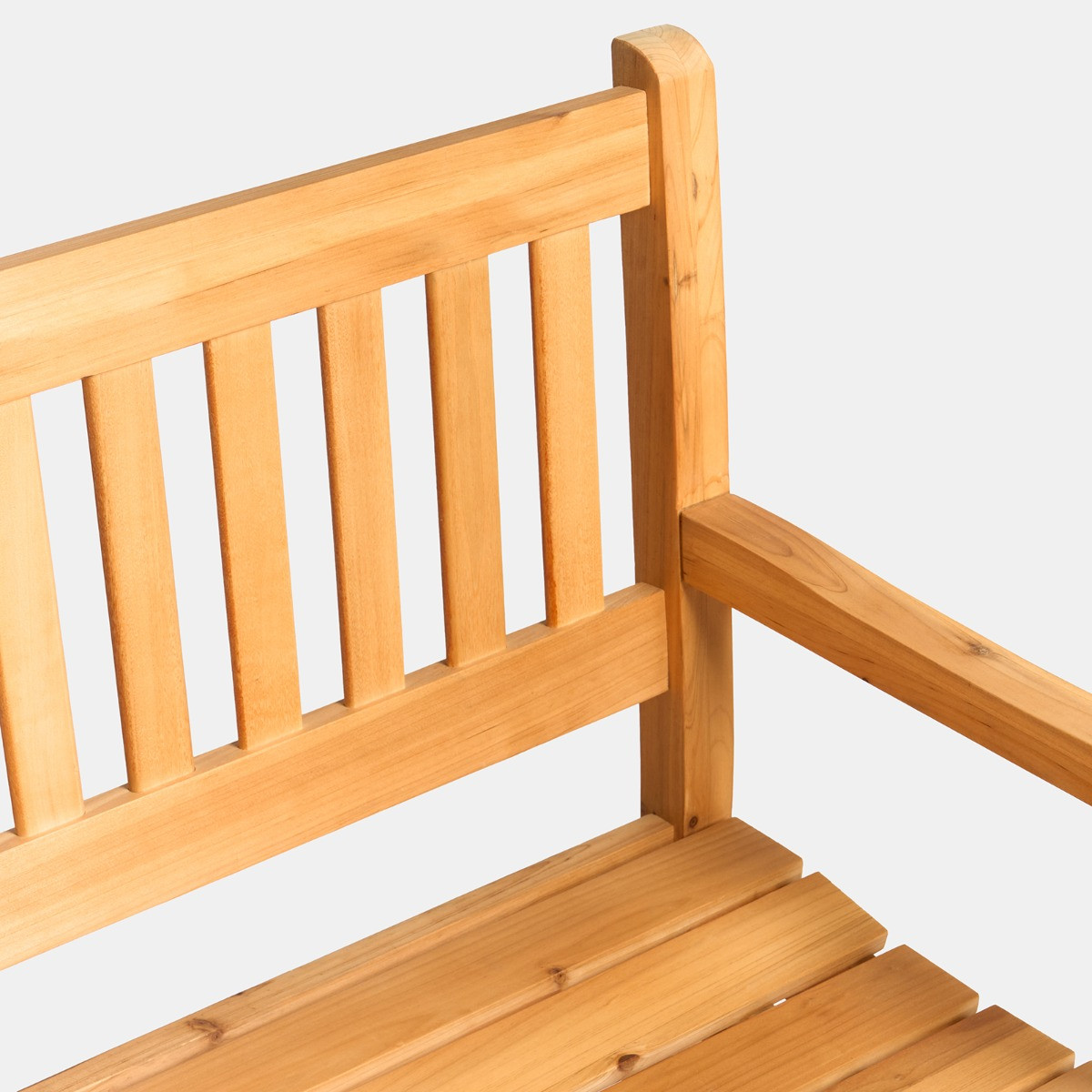 OHS 2 Seater Garden Bench - Natural>