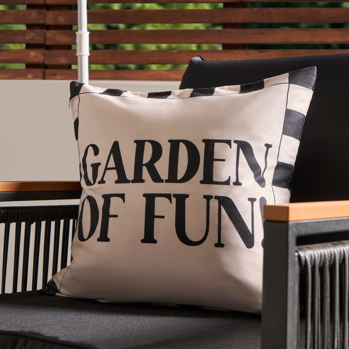 OHS Dubai 2 Seater Luxe Bistro Set - Black>