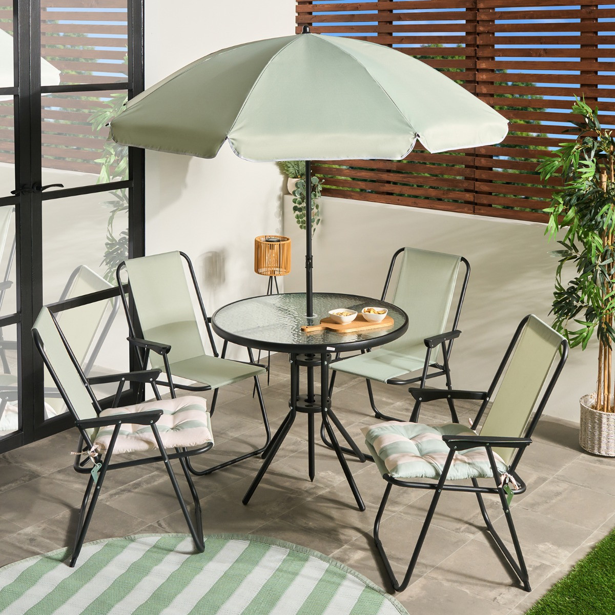 OHS 6-Piece Patio Set - Sage>