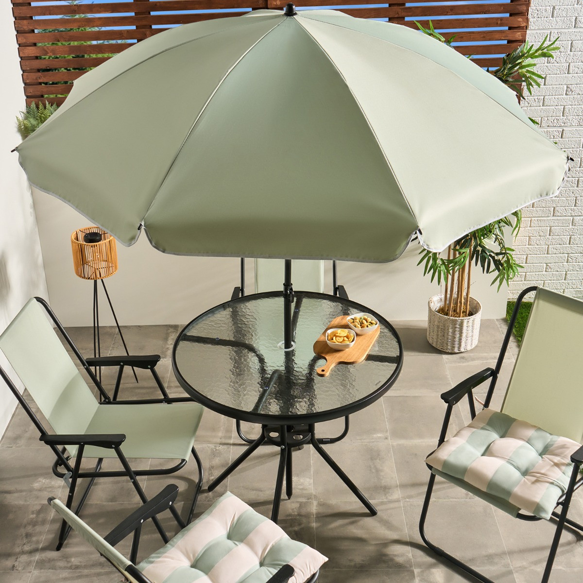 OHS 6-Piece Patio Set - Sage>