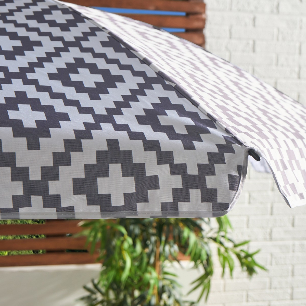 OHS 6-Piece Geometric Patio Set - Grey>