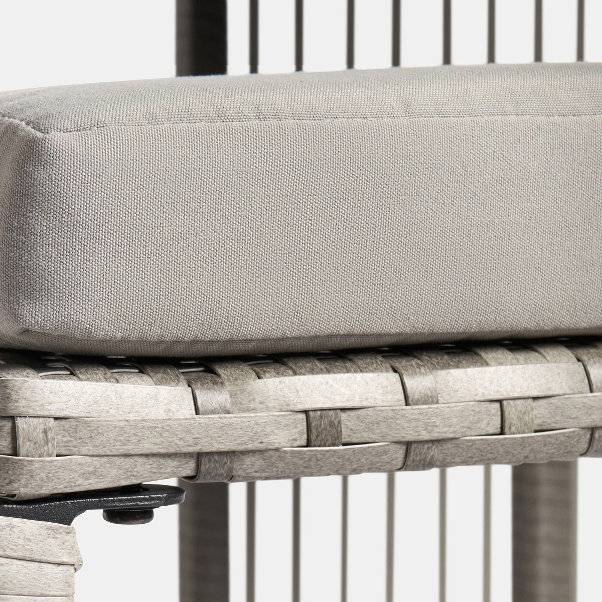 OHS Amalfi Bar Stool & Table Set - Grey>