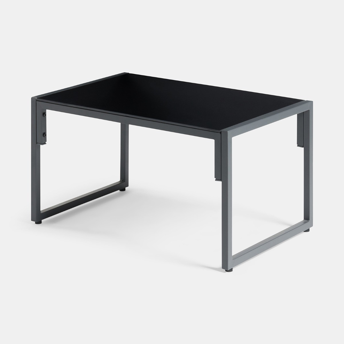 OHS Miami 4 Seater Outdoor Lounger Set - Black>