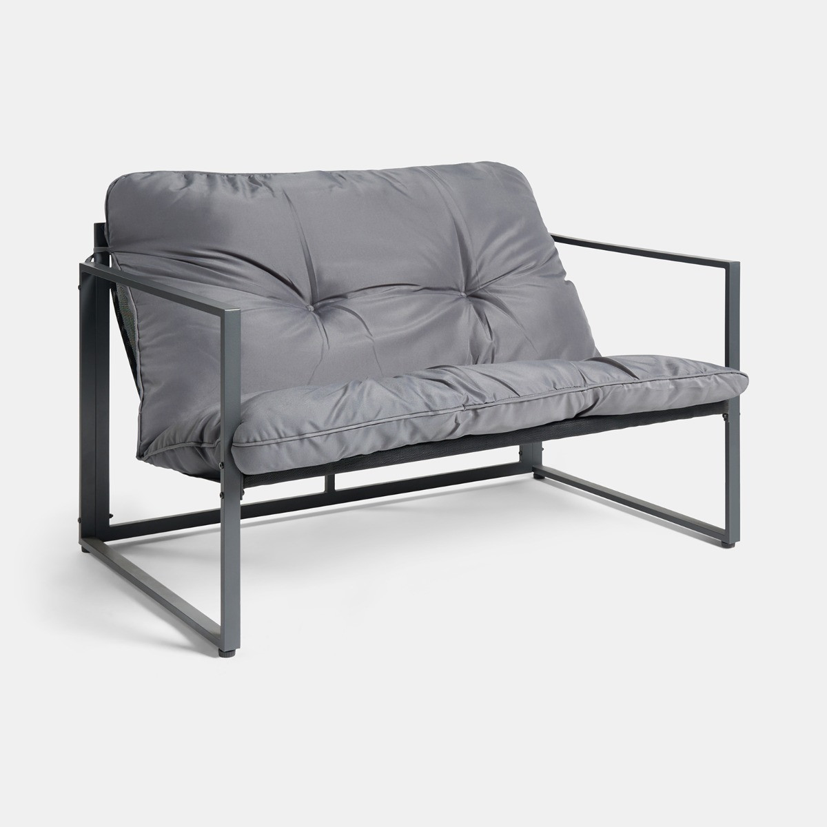 OHS Miami 4 Seater Outdoor Lounger Set - Grey>