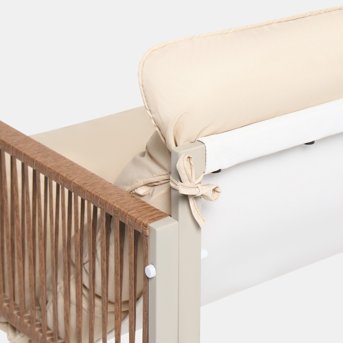 OHS Santorini 5 Seater Corner Sofa Set - Natural>