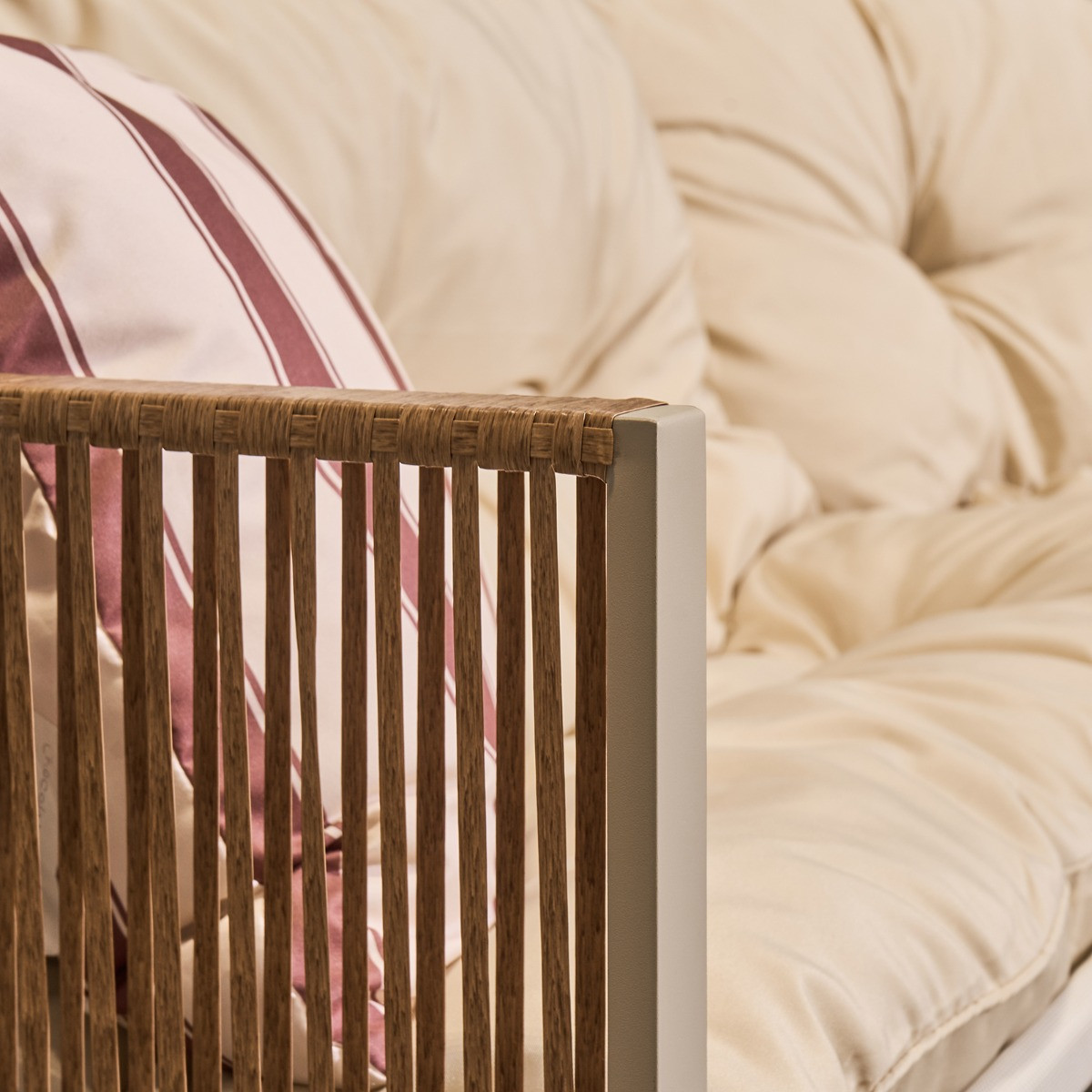 OHS Santorini 5 Seater Corner Sofa Set - Natural>