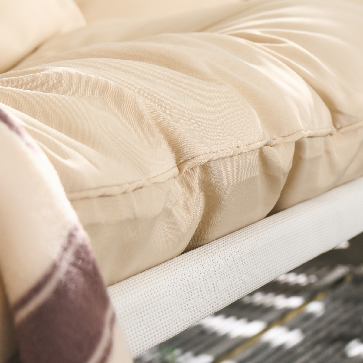 OHS Santorini 5 Seater Corner Sofa Set - Natural>