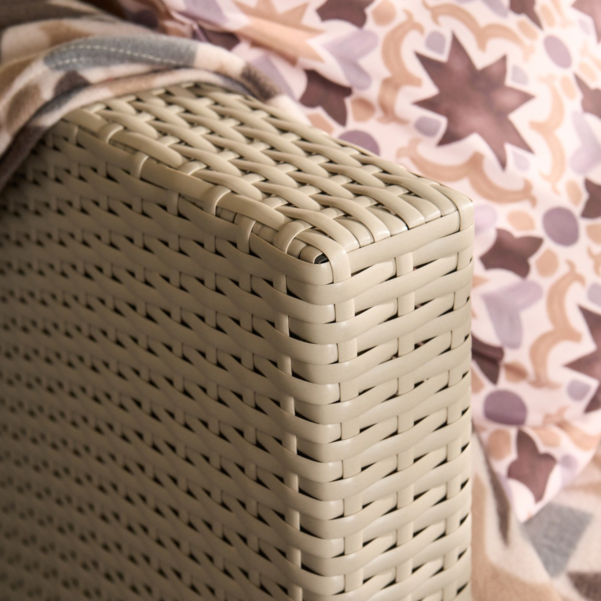 OHS Tuscany 5 Seater Rattan Sofa Set - Natural>