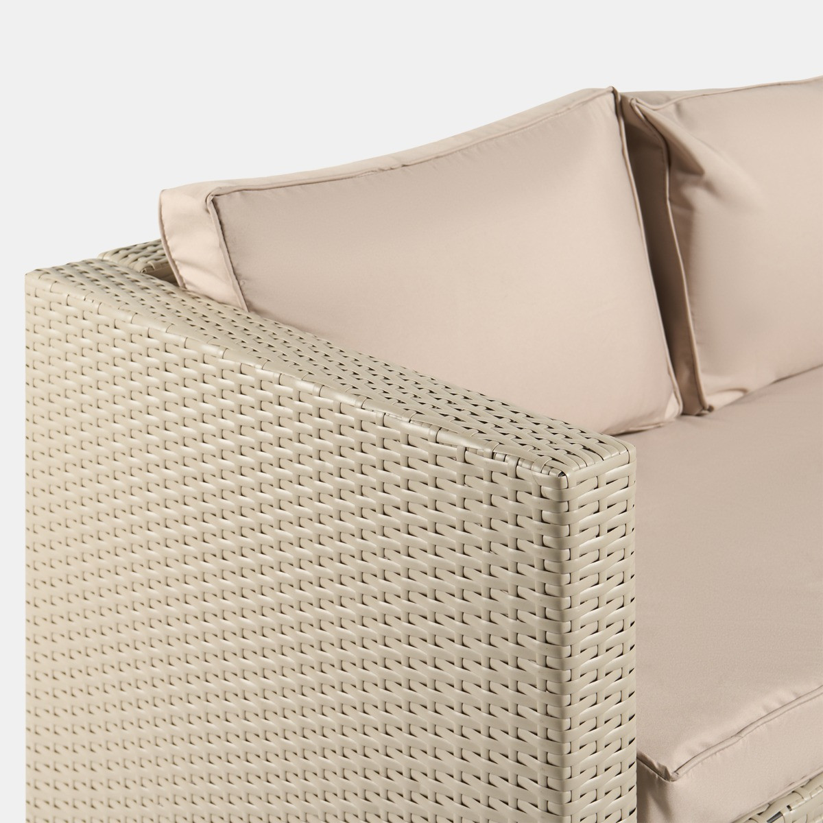 OHS Tuscany 5 Seater Rattan Sofa Set - Natural>