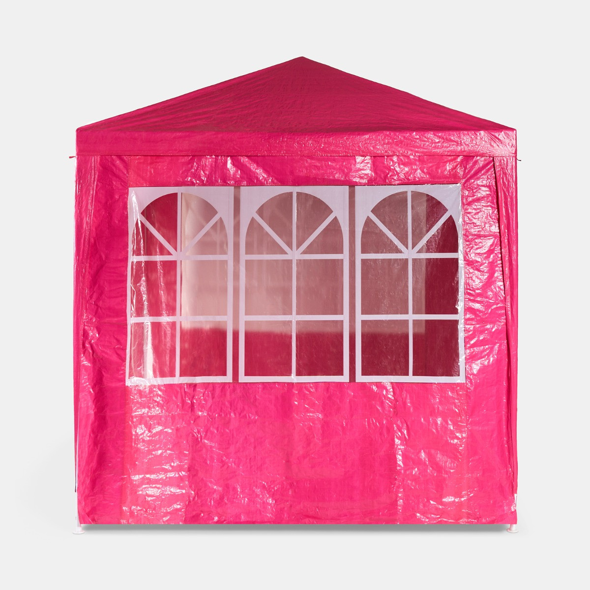 OHS Small Water Resistant Gazebo With Sides - Hot Pink>