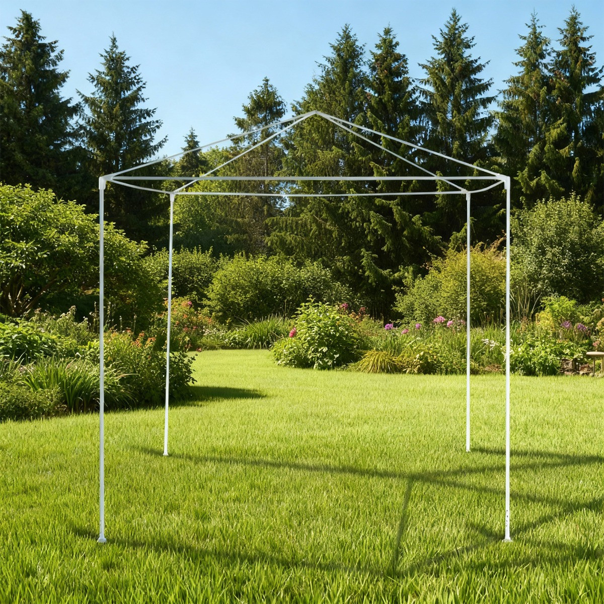 OHS Small Water Resistant Gazebo With Sides - White>