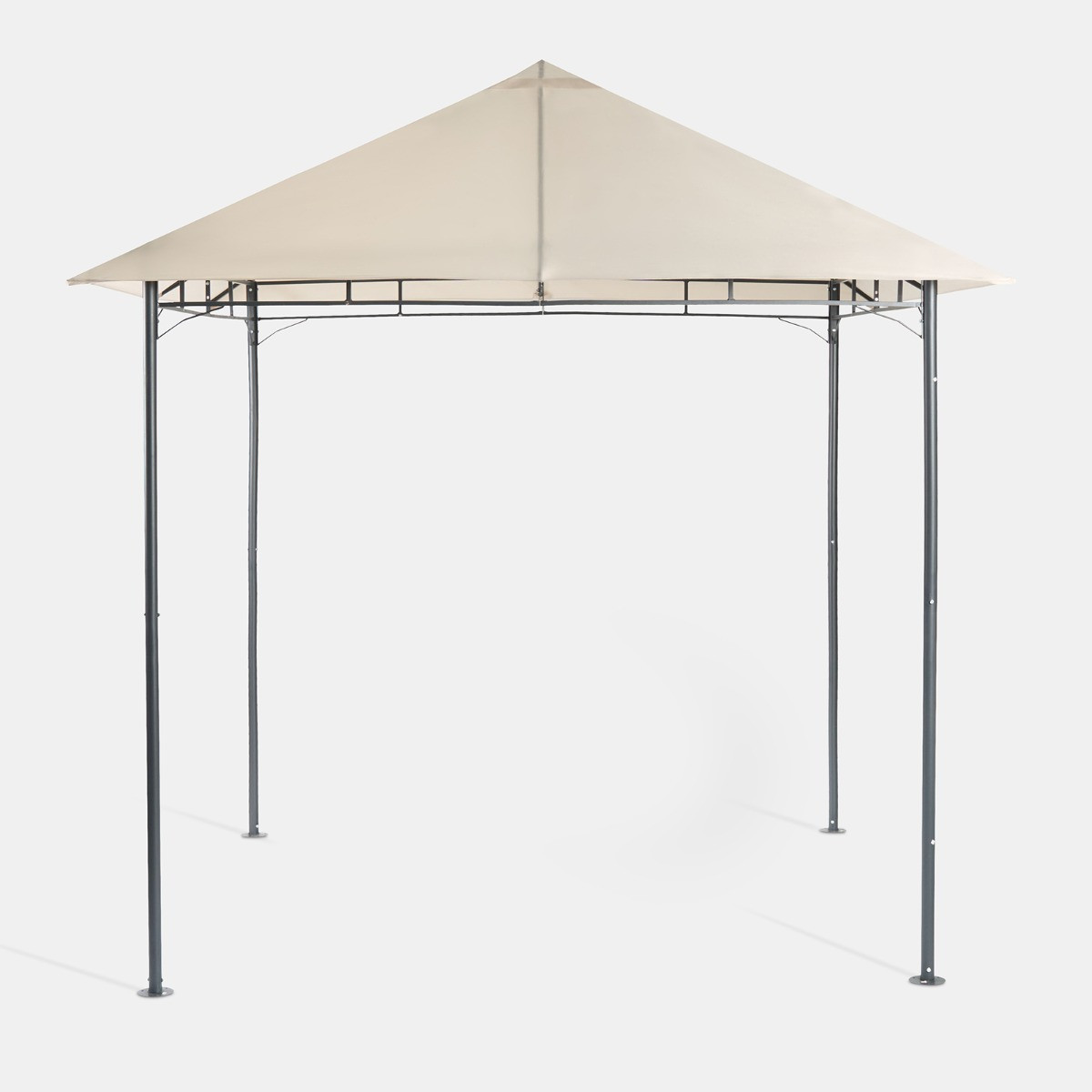 OHS Water Resistant Gazebo With Curtains - Natural>