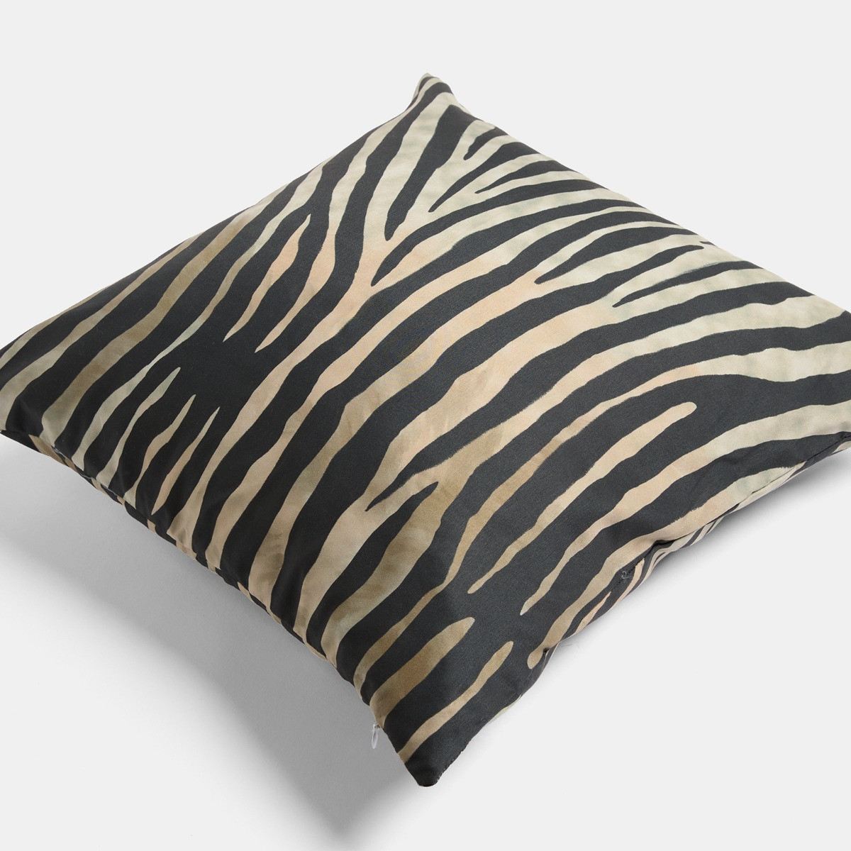 OHS Indoor/Outdoor Zebra Print Cushion Covers, Monochrome - 45 x 45cm>