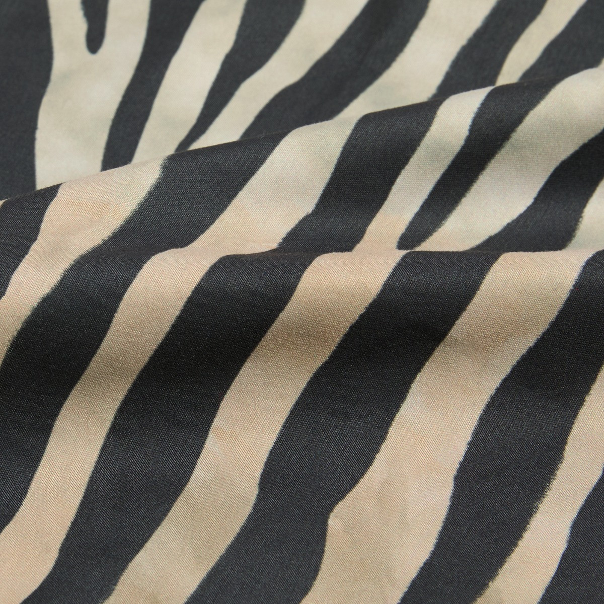 OHS Indoor/Outdoor Zebra Print Cushion Covers, Monochrome - 45 x 45cm>