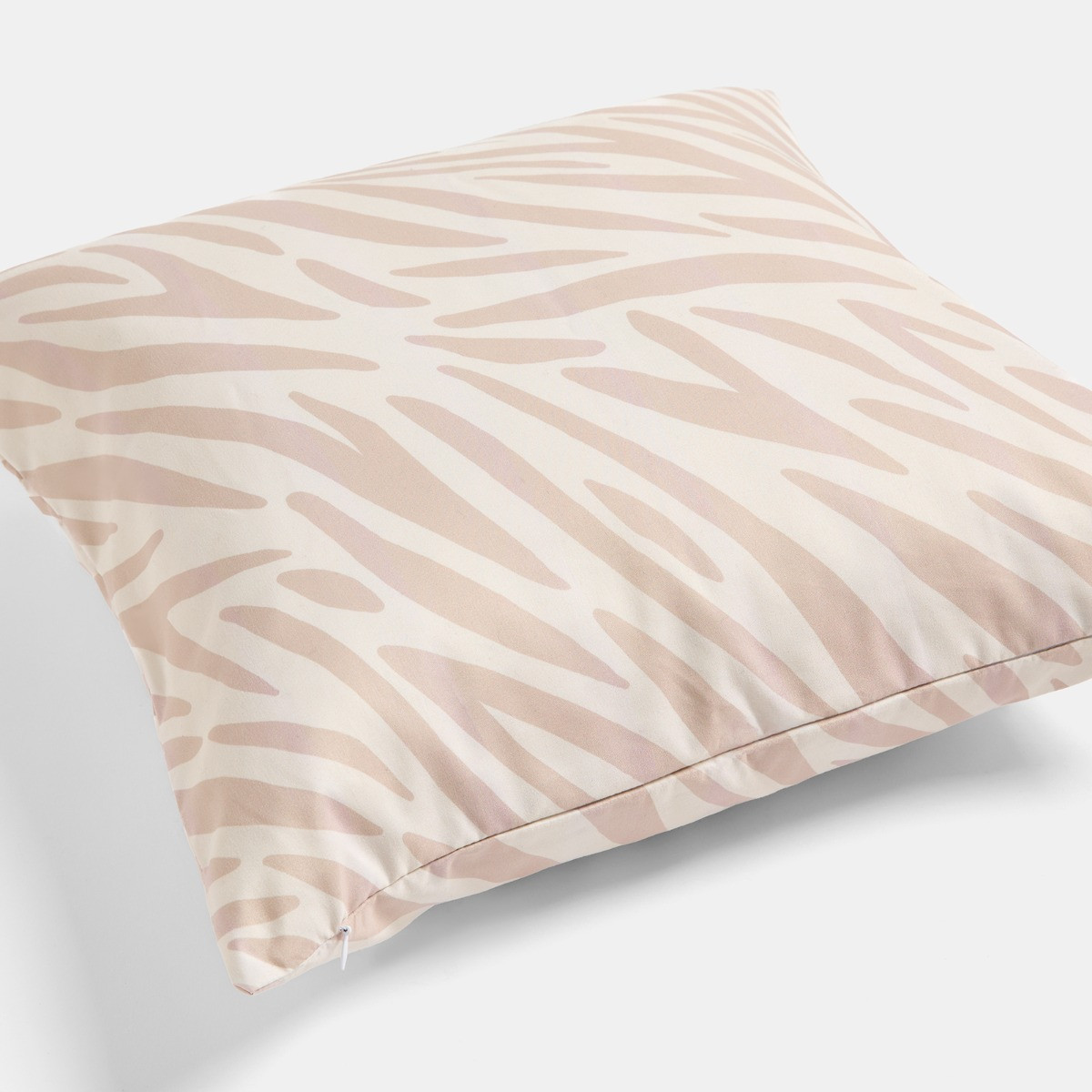 OHS Zebra Print Indoor/Outdoor Cushion Covers, Natural - 45 x 45cm>