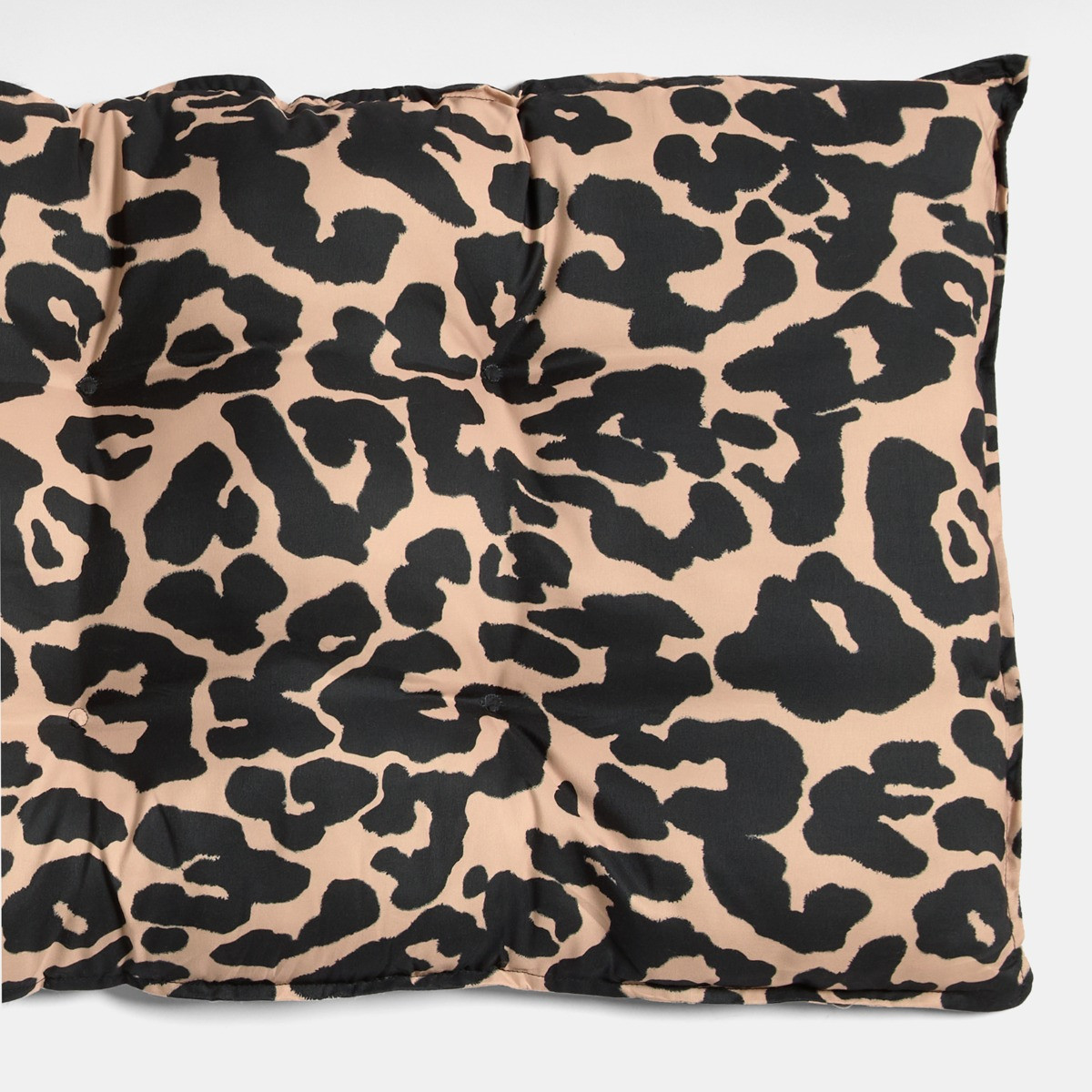 OHS 2-Seater Indoor/Outdoor Leopard Print Bench Pad - Natural>