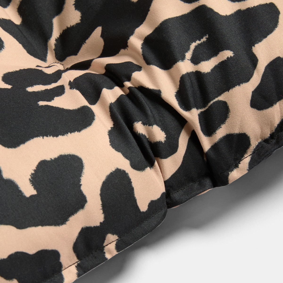 OHS 2-Seater Indoor/Outdoor Leopard Print Bench Pad - Natural>