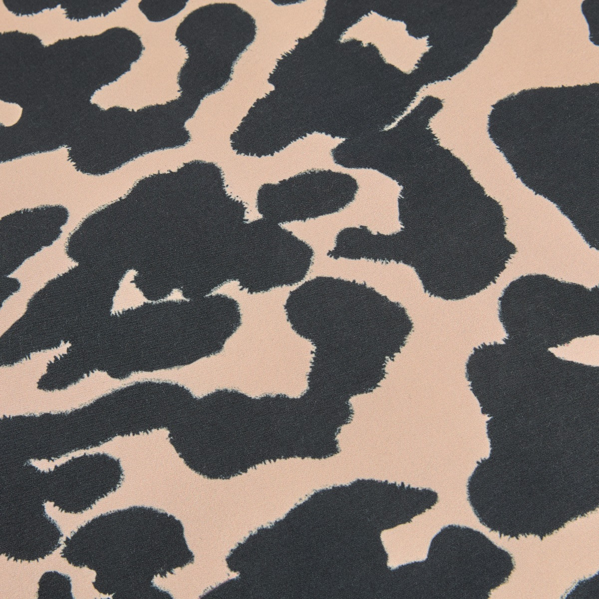 OHS Indoor/Outdoor Leopard Print Round Filled Cushion - Natural>