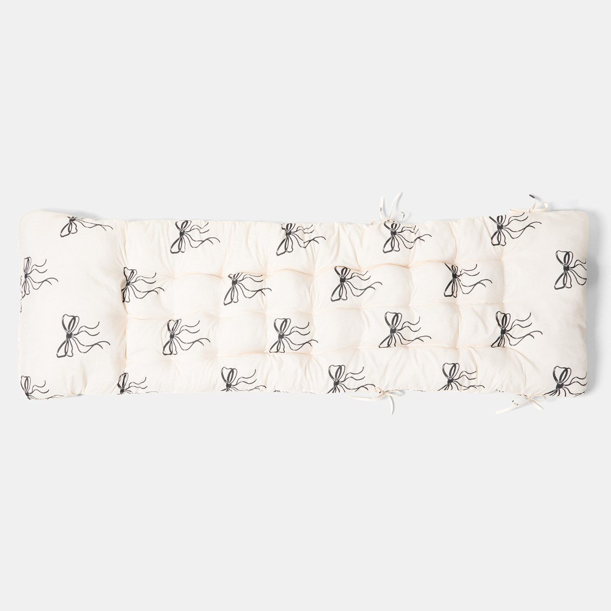 OHS Bow Print Gravity Chair Cushion - Monochrome>