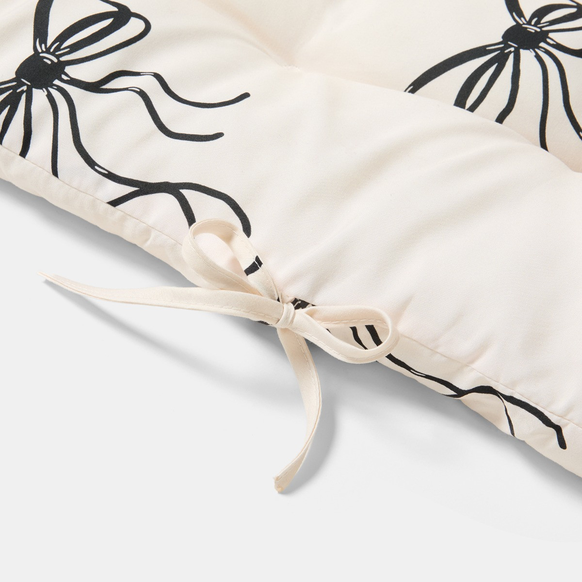 OHS Bow Print Gravity Chair Cushion - Monochrome>