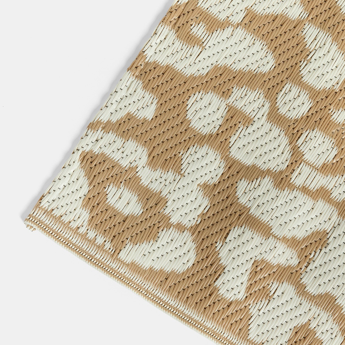 OHS Leopard Print Outdoor Rug - Beige>