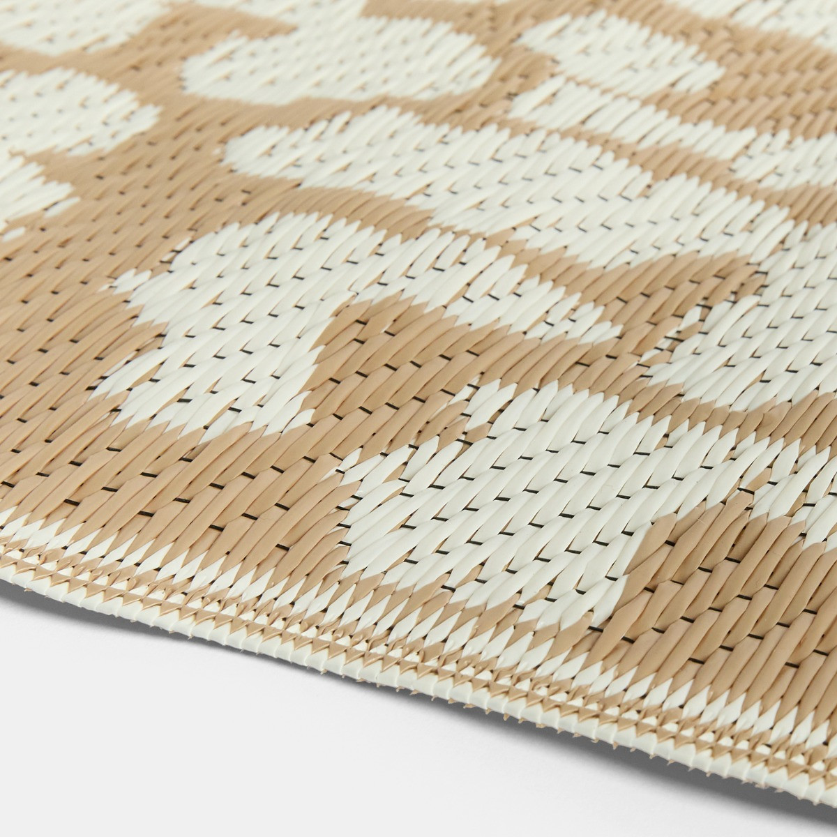 OHS Leopard Print Outdoor Rug - Beige>