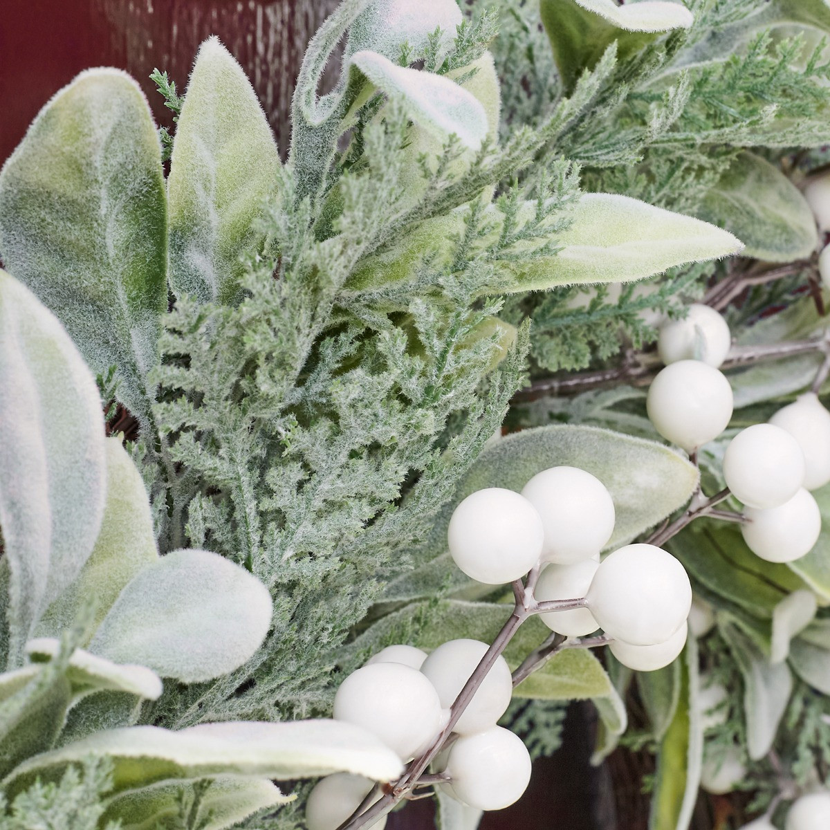 OHS White Berry Wreath - White >