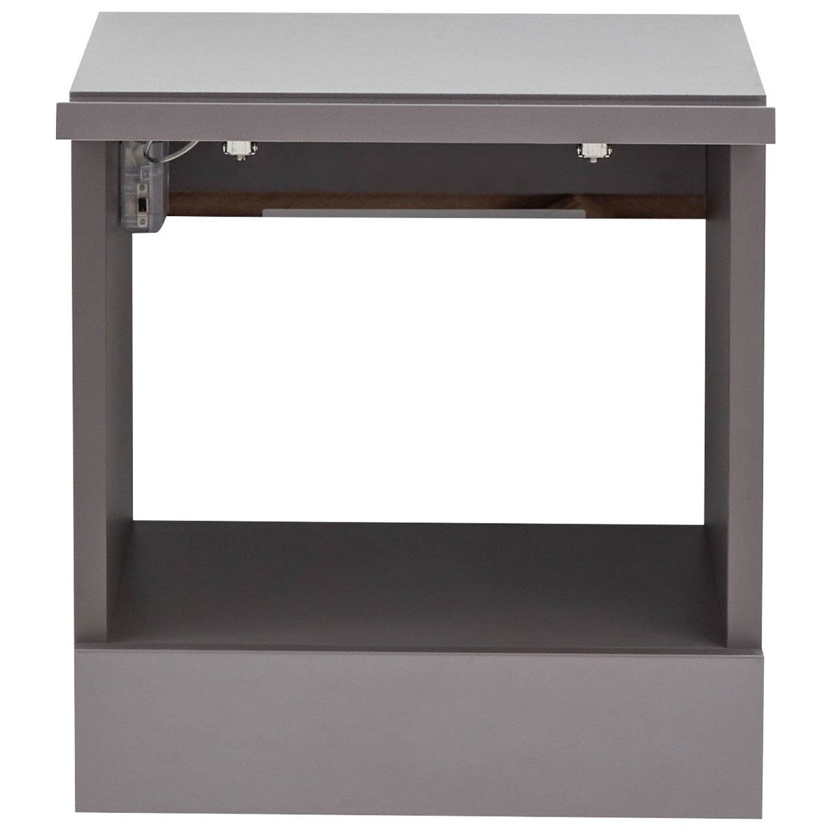 Galicia Pair Of Wall Hanging Bedside Tables - Grey>