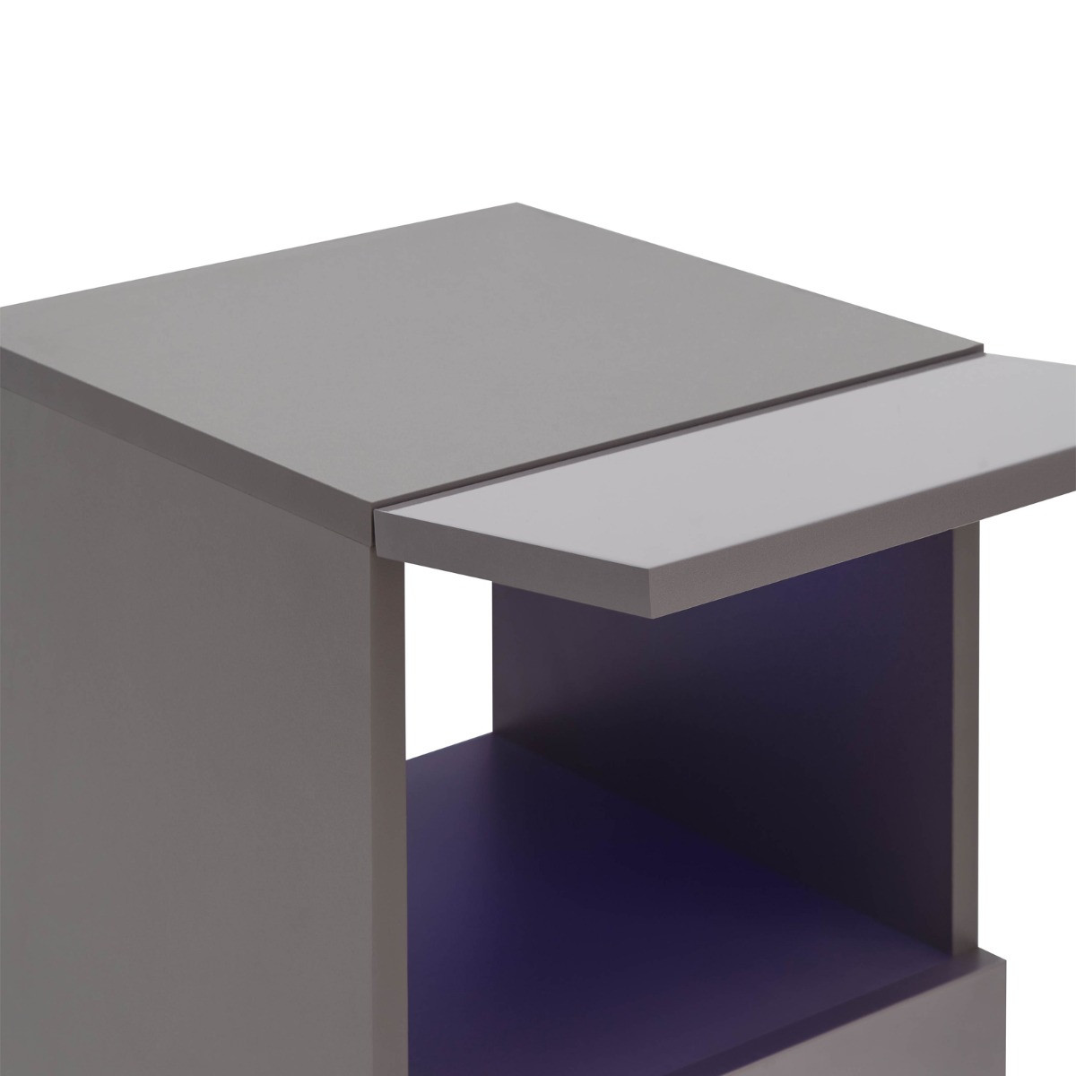 Galicia Pair Of Wall Hanging Bedside Tables - Grey>