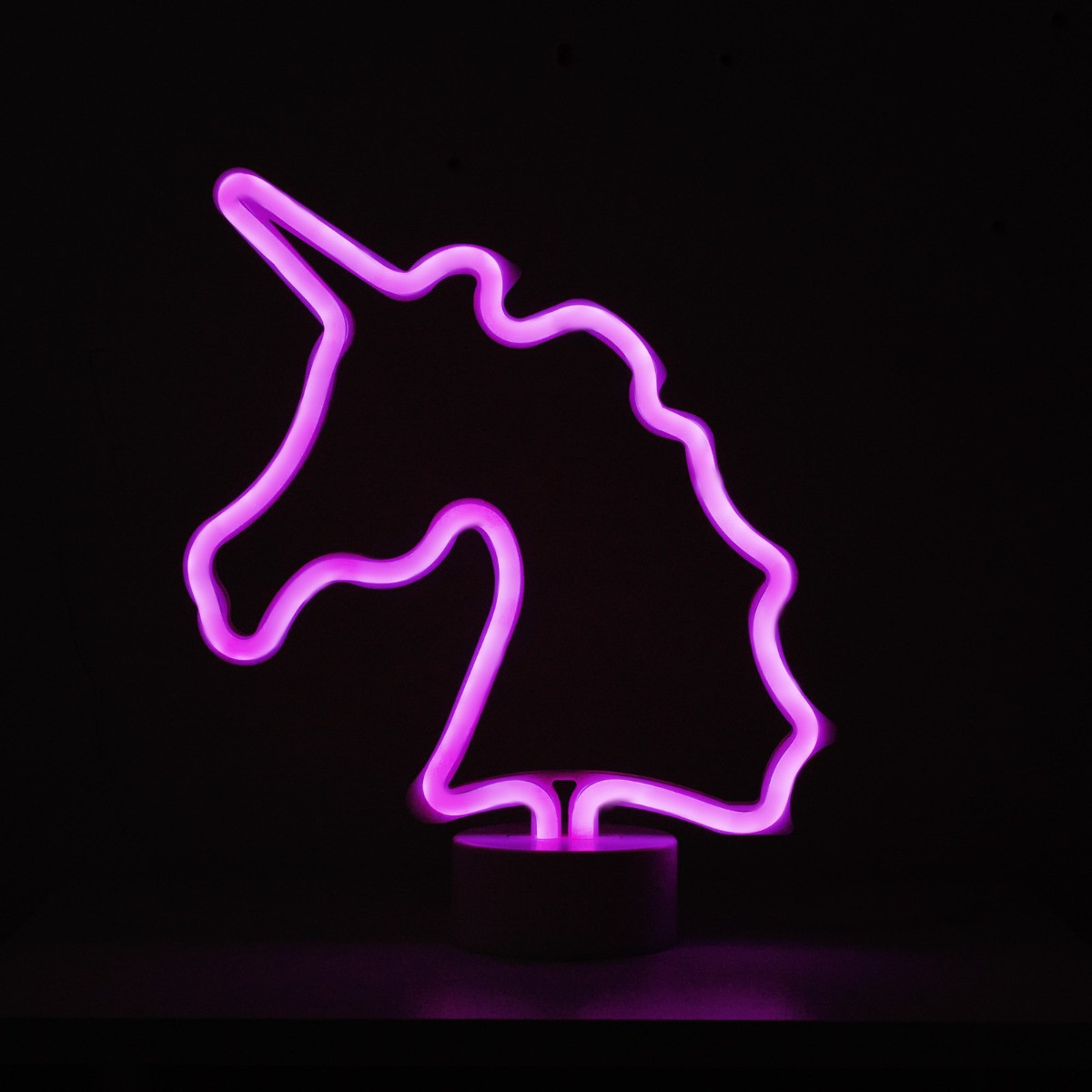 Glow Unicorn Neon Light - Pink>