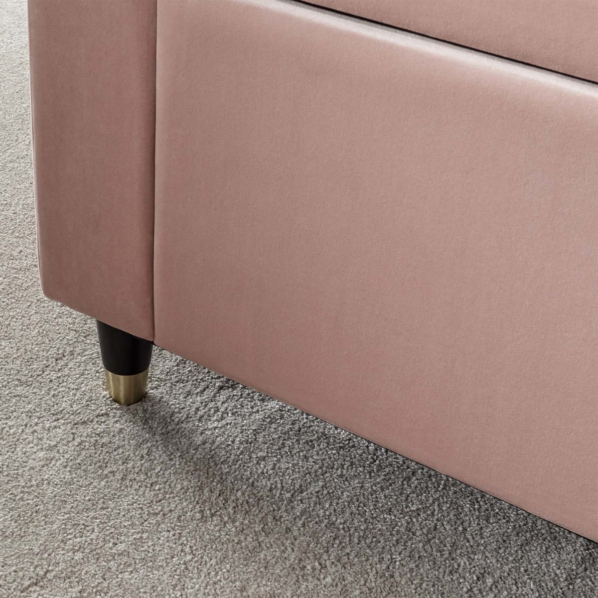 Genoa Window Fabric Seat - Blush Pink>