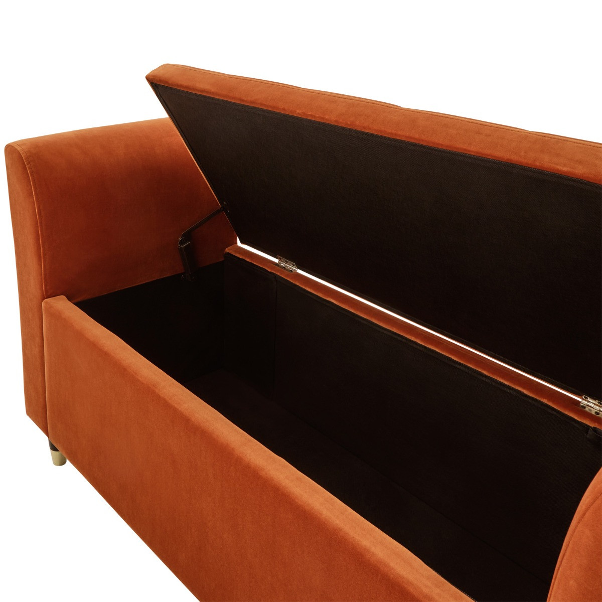Genoa Window Fabric Seat - Russet>