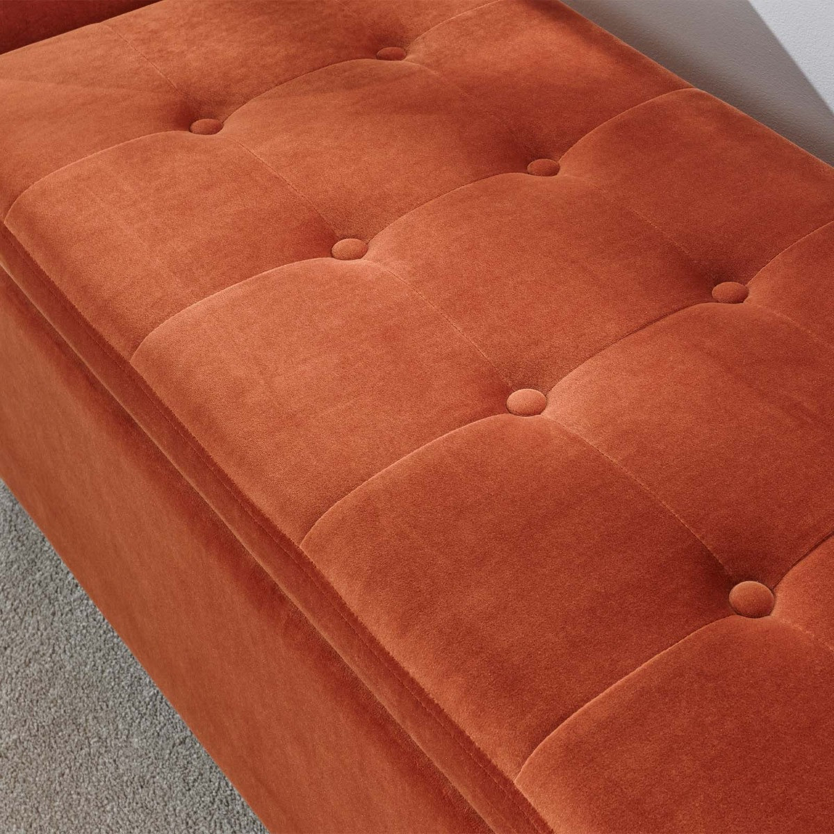 Genoa Window Fabric Seat - Russet>
