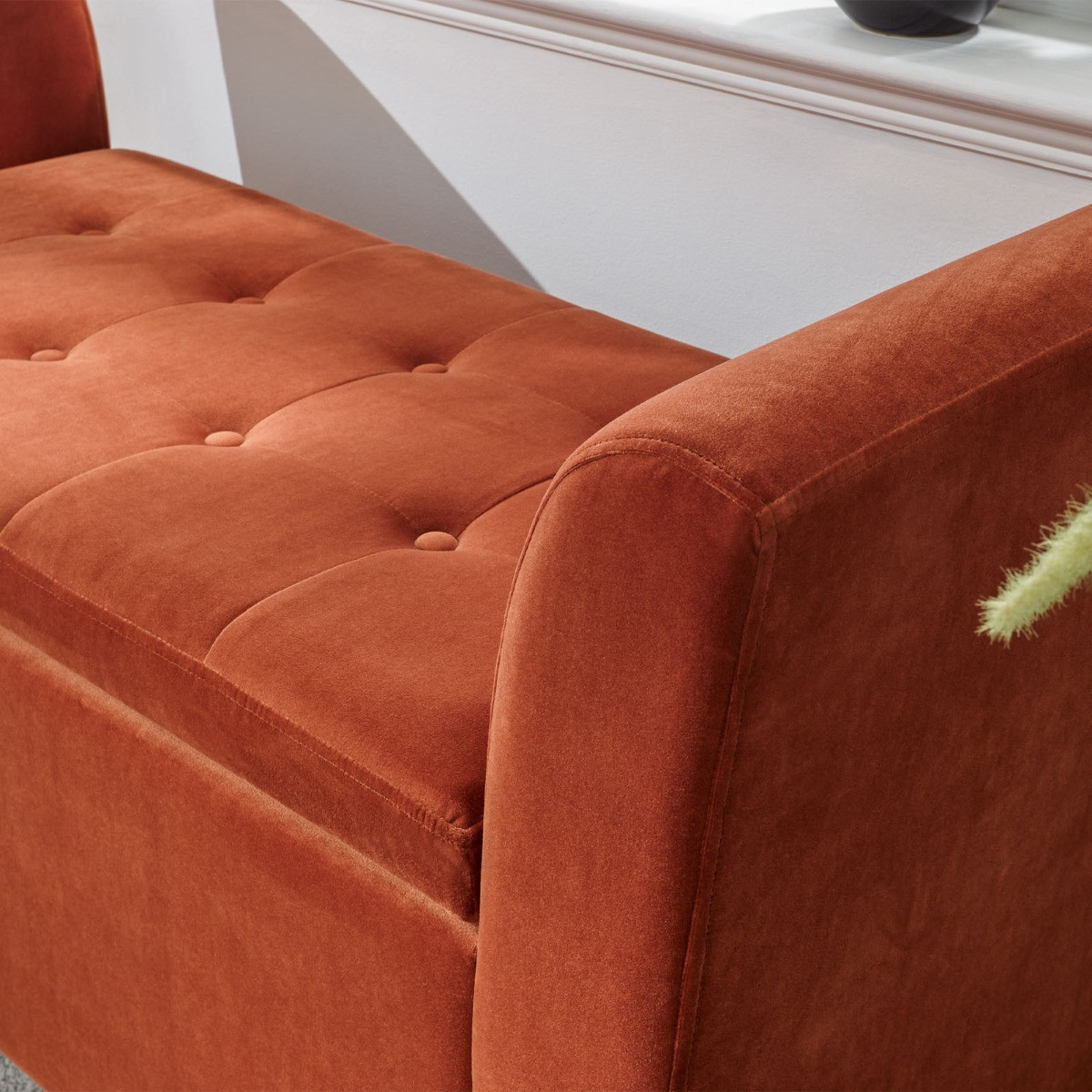 Genoa Window Fabric Seat - Russet>
