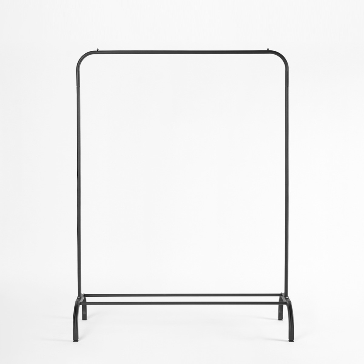 OHS Heavy Duty Clothes Rail with Shoe Rack - Black>