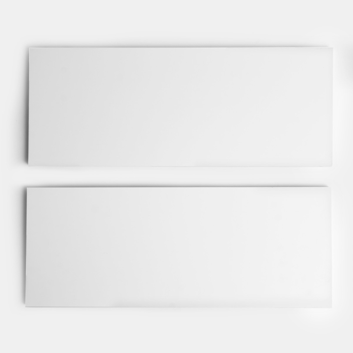 OHS Large Floating Shelves, 2 Piece - White>