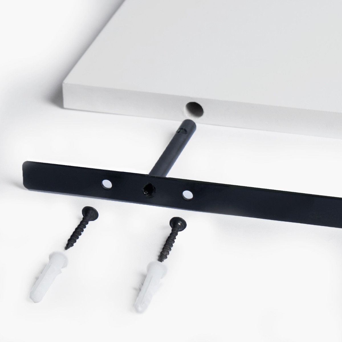 OHS Large Floating Shelves, 2 Piece - White>