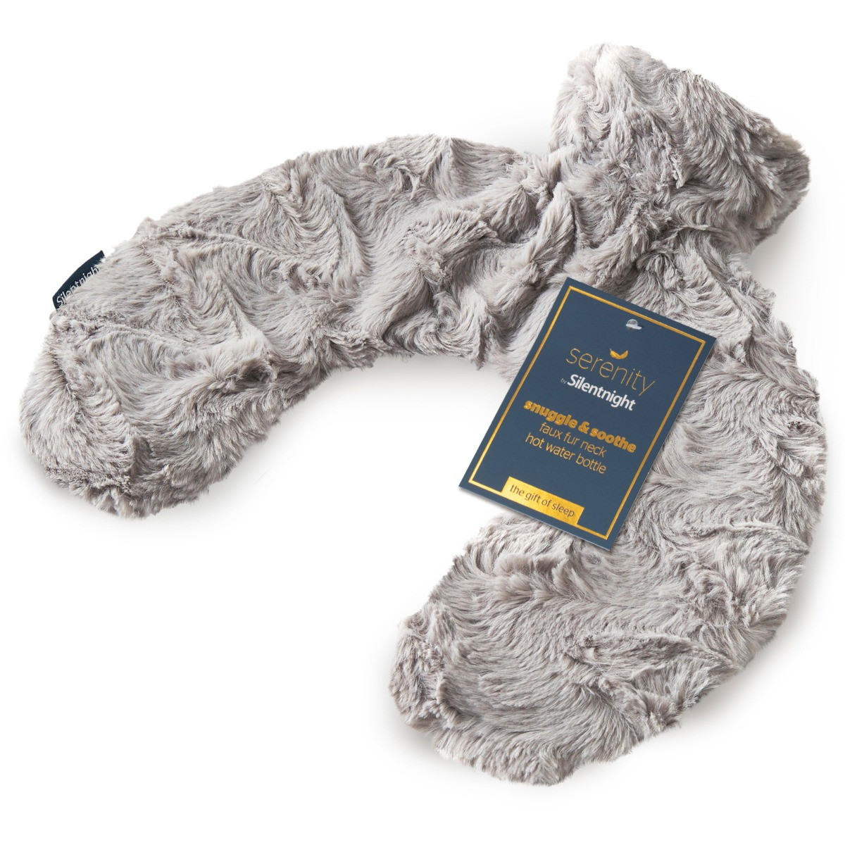 Silentnight Neck Warmer Hot Water Bottle - Grey>