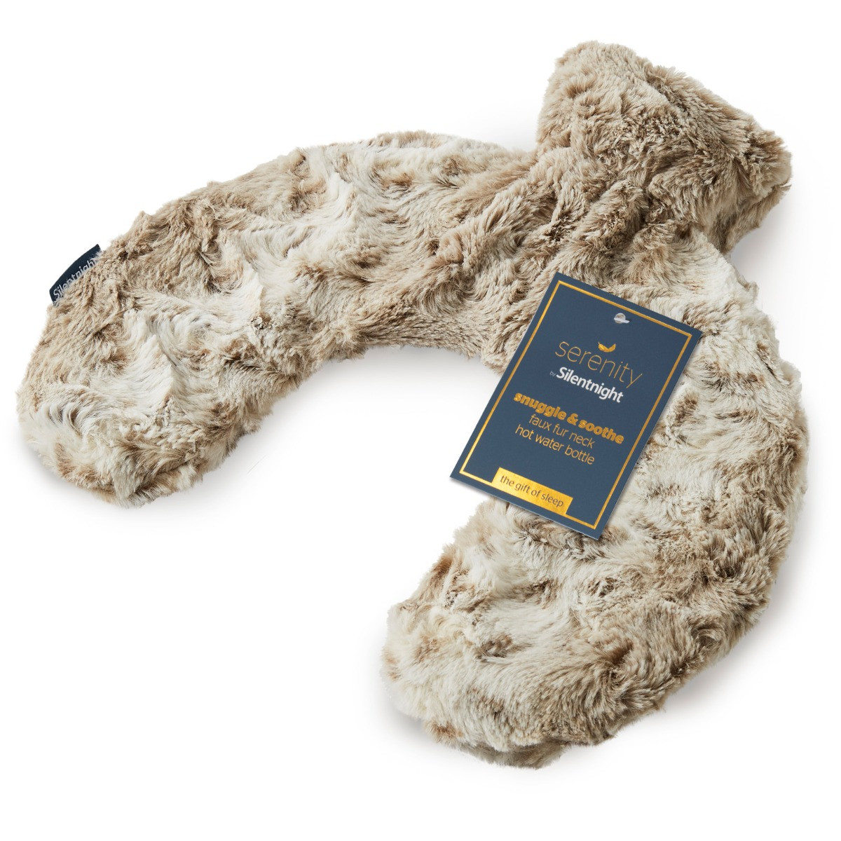 Silentnight Neck Warmer Hot Water Bottle - Snow Leopard>