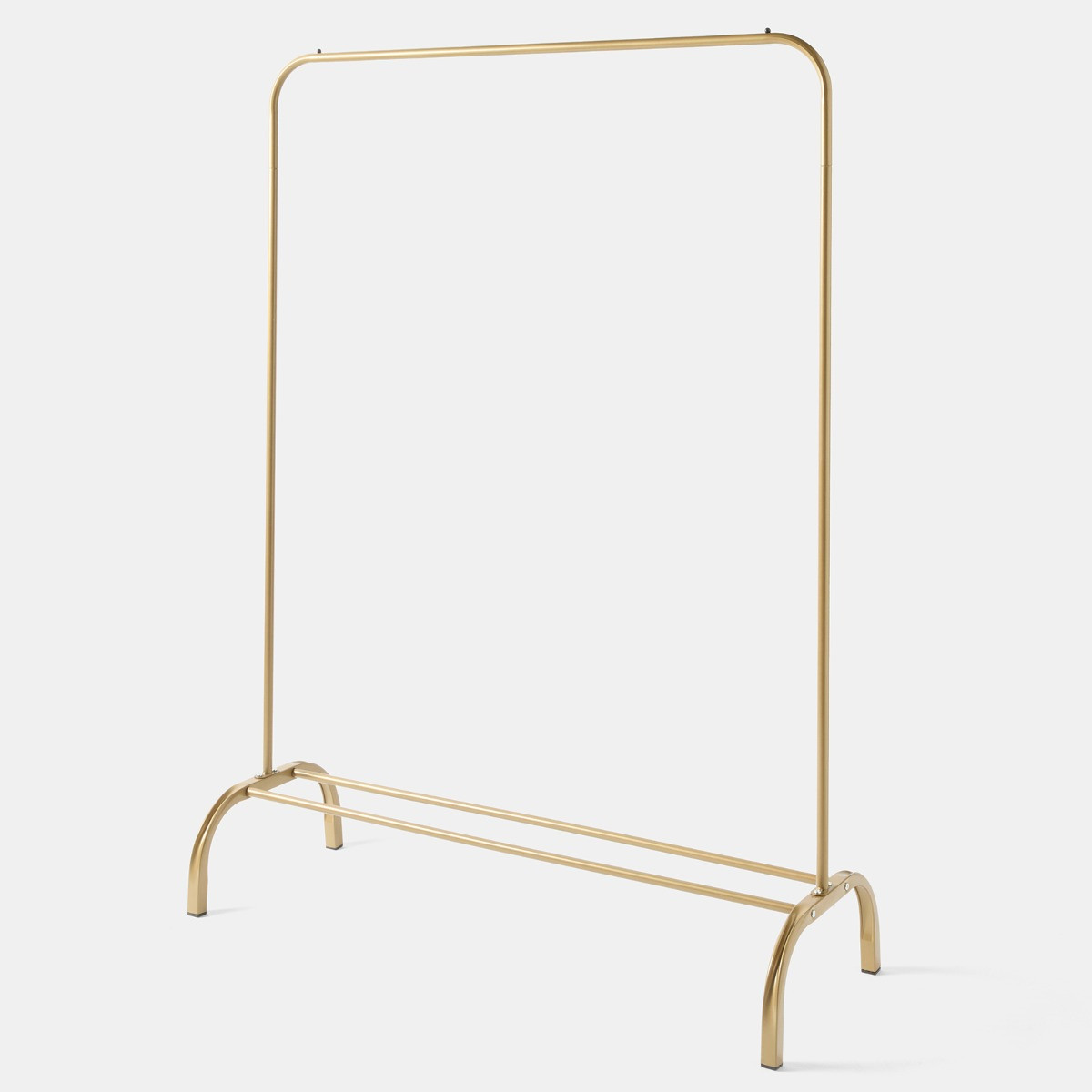 OHS Heavy Duty Clothes Rail With Shoe Rack - Gold>